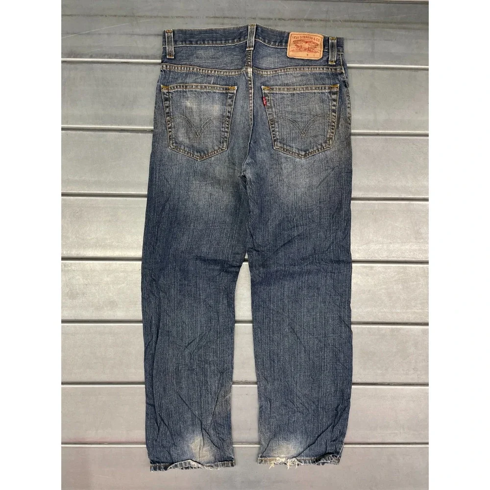 Levis 559 Jeans Mens 32x30 Blue‎ Medium Wash Denim Relaxed Straight 100% Cotton